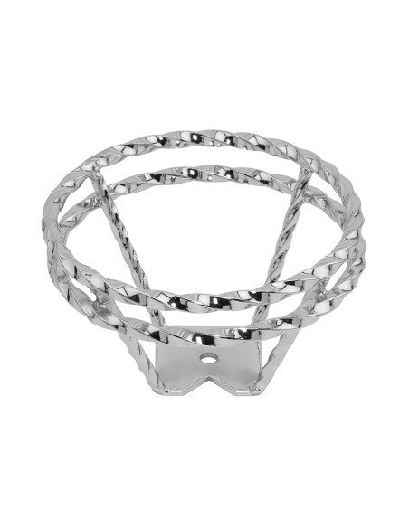 Full Double Twisted Straight Steering Wheel Chrome.